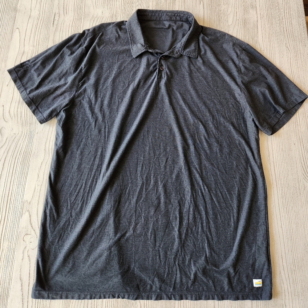 Men's Dark Gray Strato Tech Polo Shirt